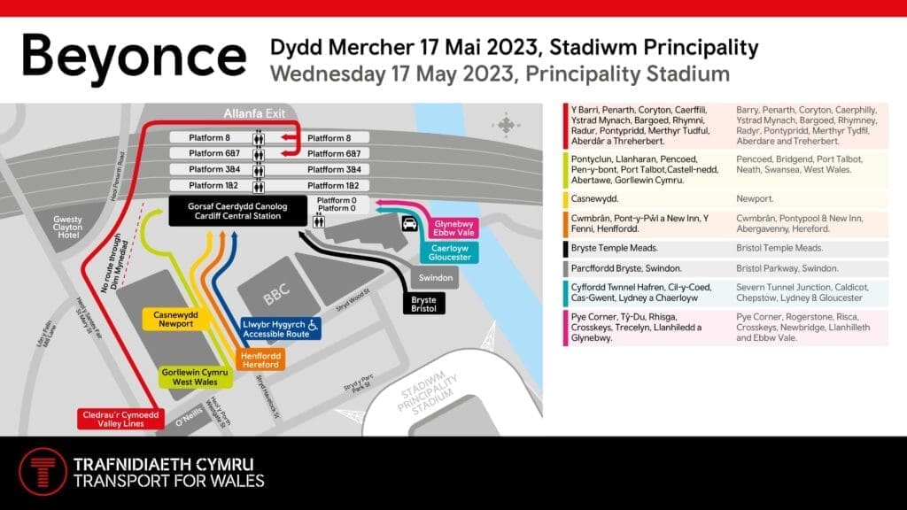Beyoncé concert goers to get extra trains home but reminded they’ll ...